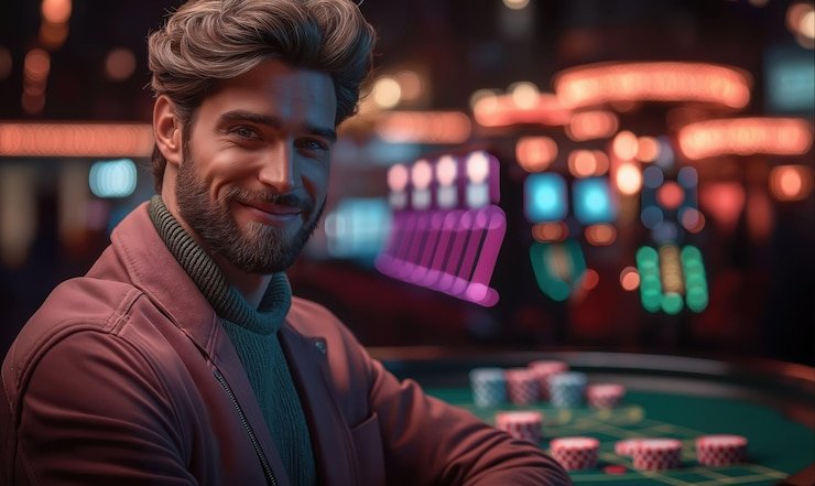 Evolution Gaming live dealer studio with multi-camera feed showing blackjack table on totobet sgp